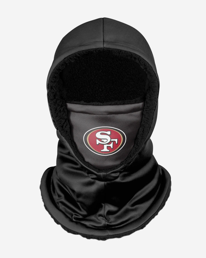 San Francisco 49ers Black Hooded Gaiter FOCO - FOCO.com