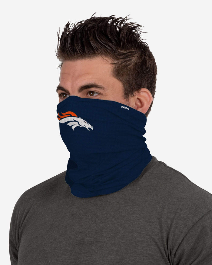 Denver Broncos Big Logo Waffle Gaiter Scarf FOCO - FOCO.com