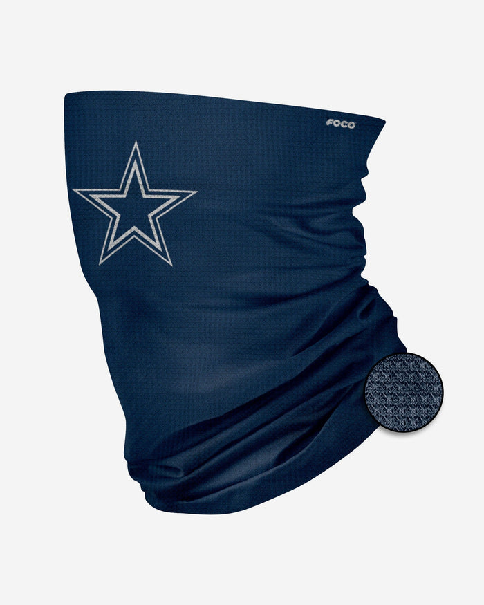 Dallas Cowboys Big Logo Waffle Gaiter Scarf FOCO - FOCO.com