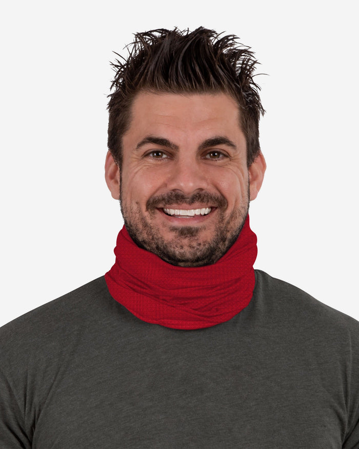 Kansas City Chiefs Big Logo Waffle Gaiter Scarf FOCO - FOCO.com