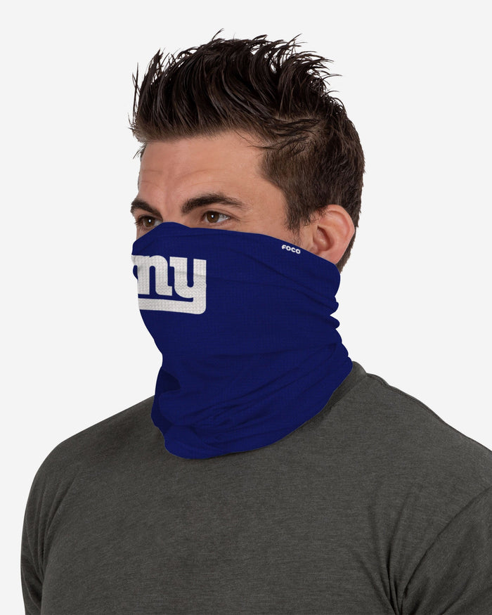 New York Giants Big Logo Waffle Gaiter Scarf FOCO - FOCO.com