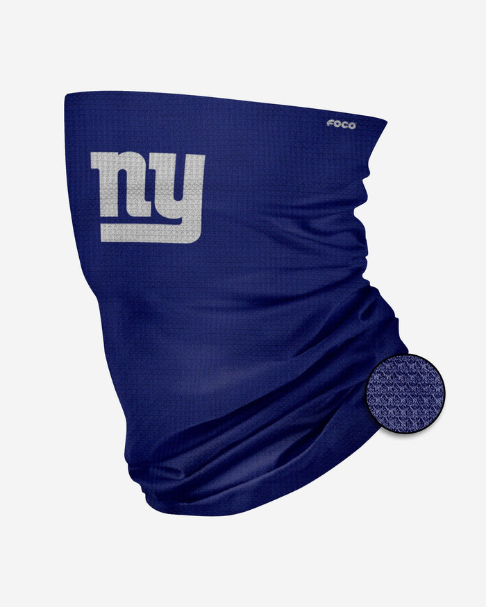 New York Giants Big Logo Waffle Gaiter Scarf FOCO - FOCO.com
