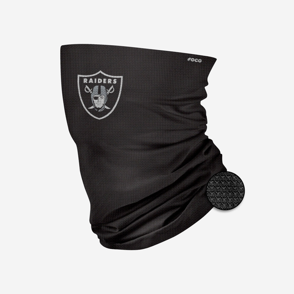 Las Vegas Raiders Big Logo Waffle Gaiter Scarf FOCO - FOCO.com