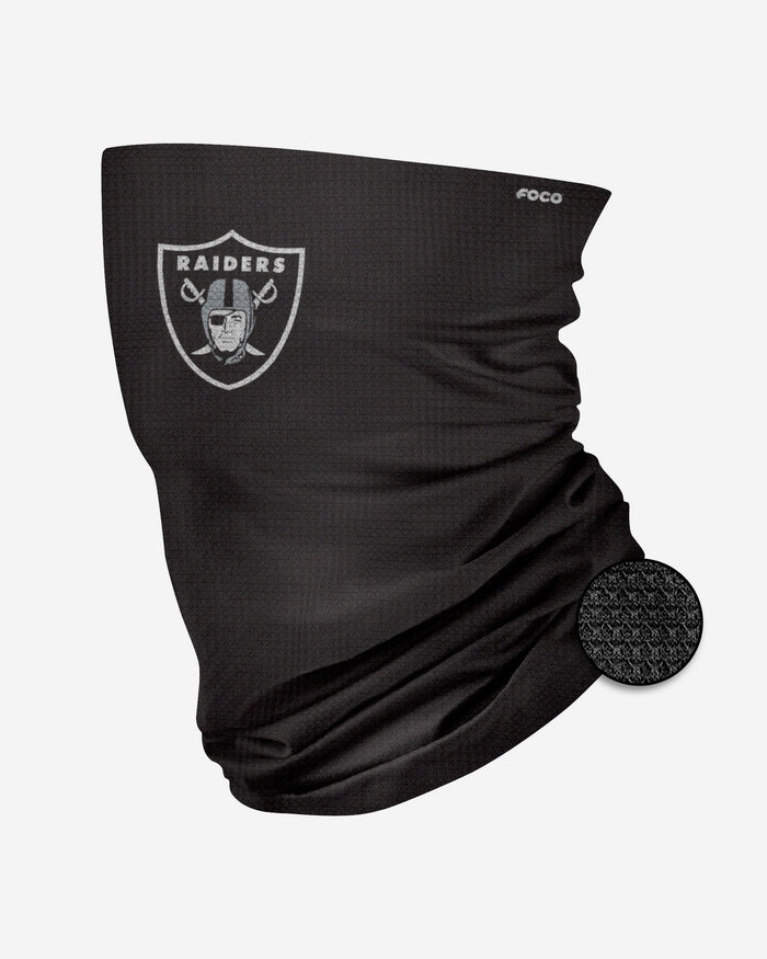 Las Vegas Raiders Big Logo Waffle Gaiter Scarf FOCO - FOCO.com