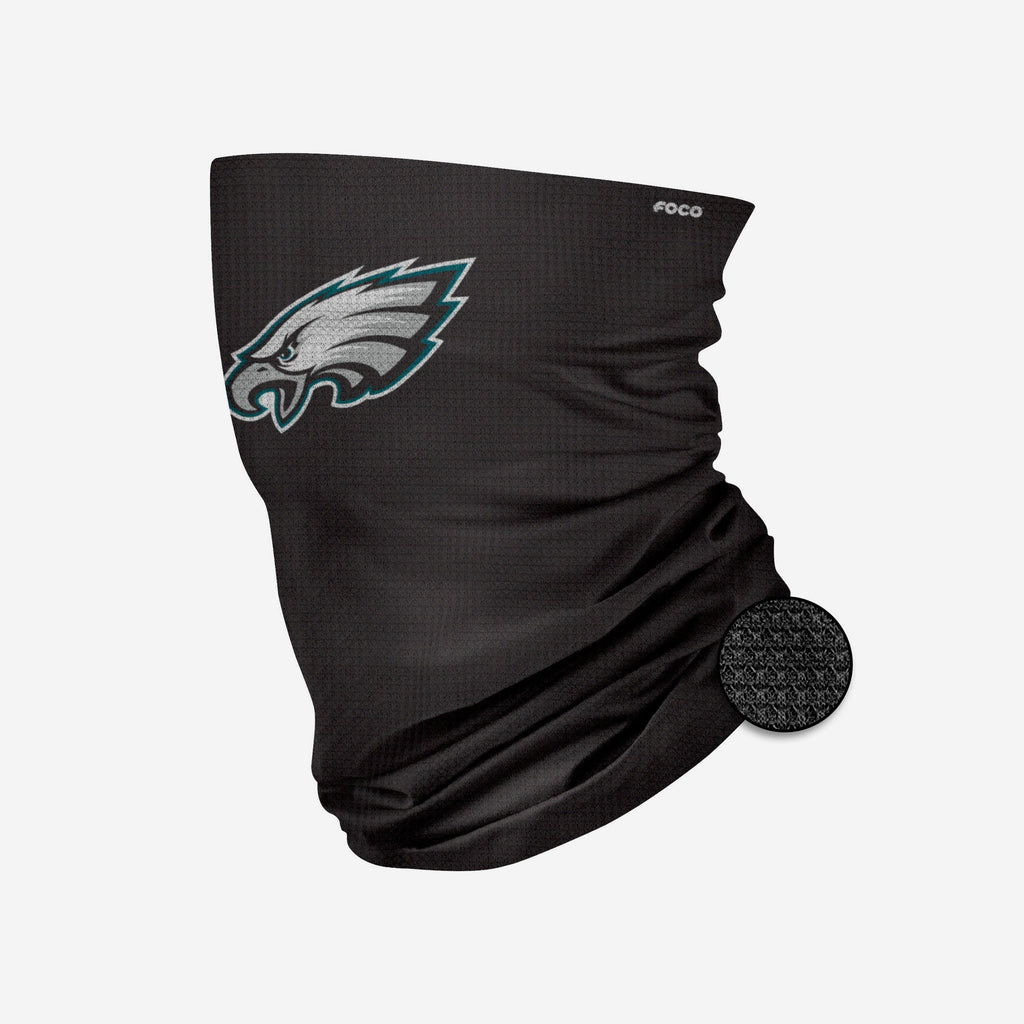 Philadelphia Eagles Big Logo Waffle Gaiter Scarf FOCO - FOCO.com