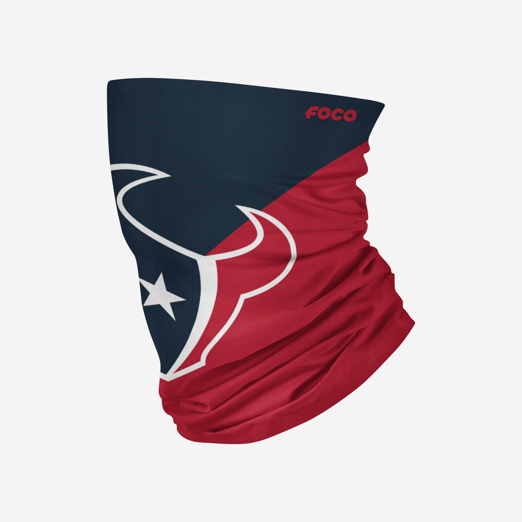 Houston Texans Big Logo Gaiter Scarf FOCO Adult - FOCO.com