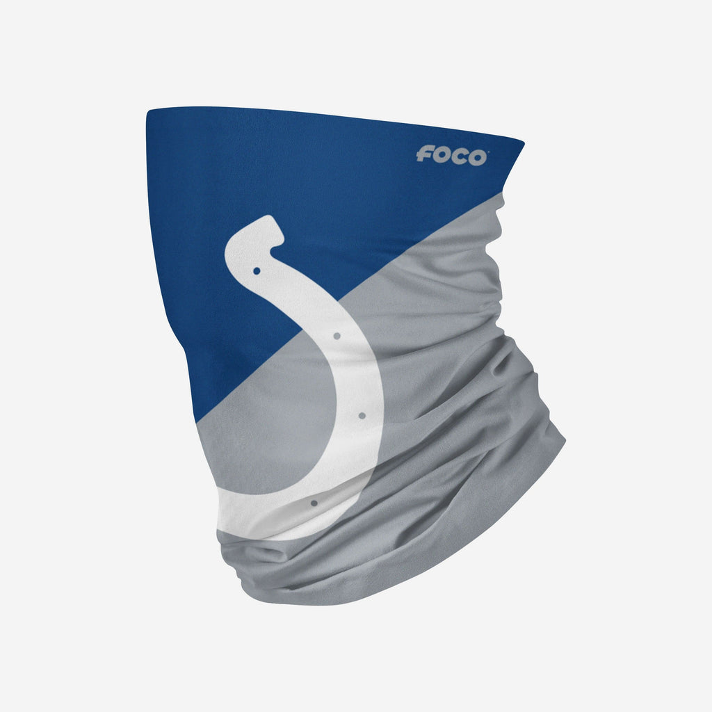 Indianapolis Colts Big Logo Gaiter Scarf FOCO Adult - FOCO.com