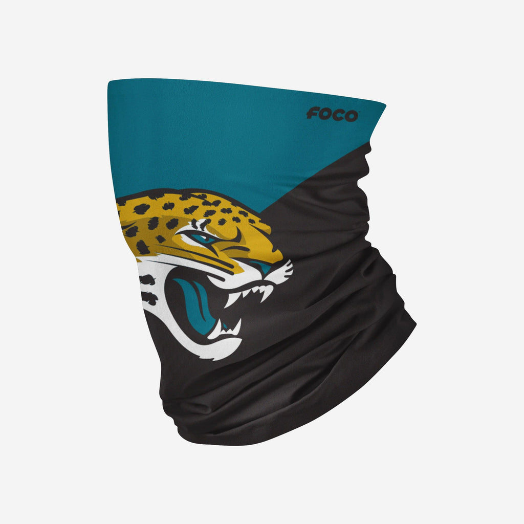 Jacksonville Jaguars Big Logo Gaiter Scarf FOCO Adult - FOCO.com