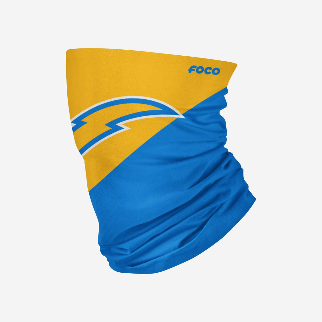 Los Angeles Chargers Big Logo Gaiter Scarf FOCO Adult - FOCO.com