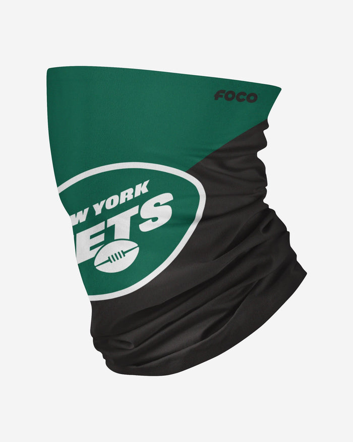 New York Jets Big Logo Gaiter Scarf FOCO Adult - FOCO.com