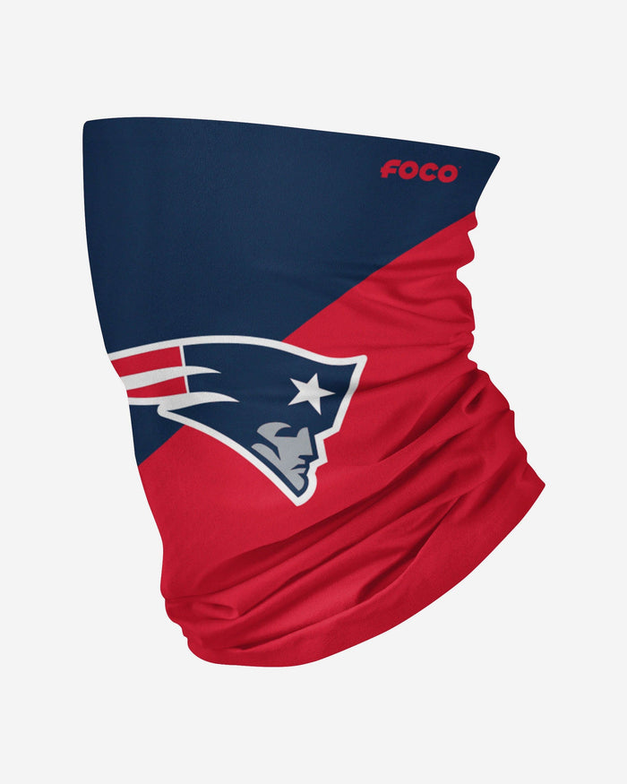 New England Patriots Big Logo Gaiter Scarf FOCO Adult - FOCO.com