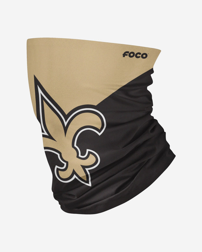 New Orleans Saints Big Logo Gaiter Scarf FOCO Adult - FOCO.com