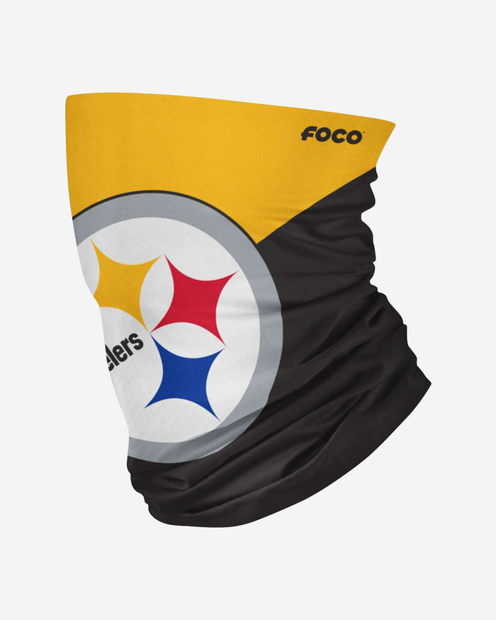 Pittsburgh Steelers Big Logo Gaiter Scarf FOCO Adult - FOCO.com