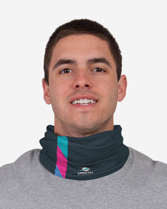 Miami Dolphins Crucial Catch Gaiter Scarf FOCO - FOCO.com