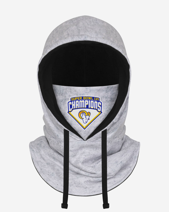 Los Angeles Rams Super Bowl LVI Champions Drawstring Hooded Gaiter Scarf FOCO - FOCO.com