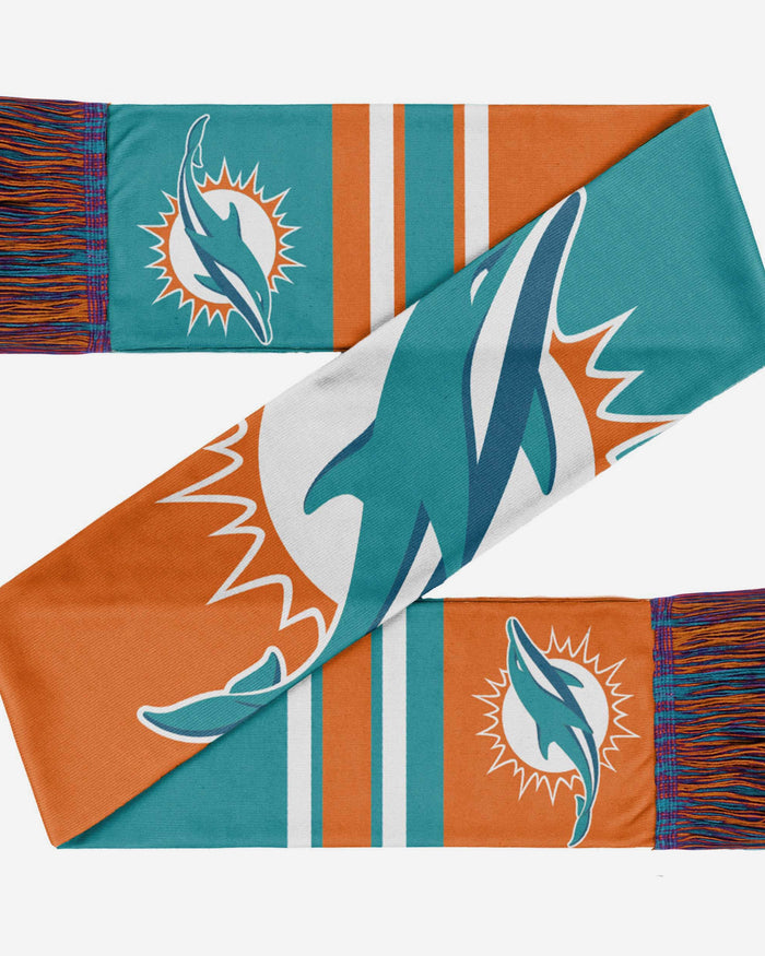 Miami Dolphins Colorblock Scarf FOCO - FOCO.com