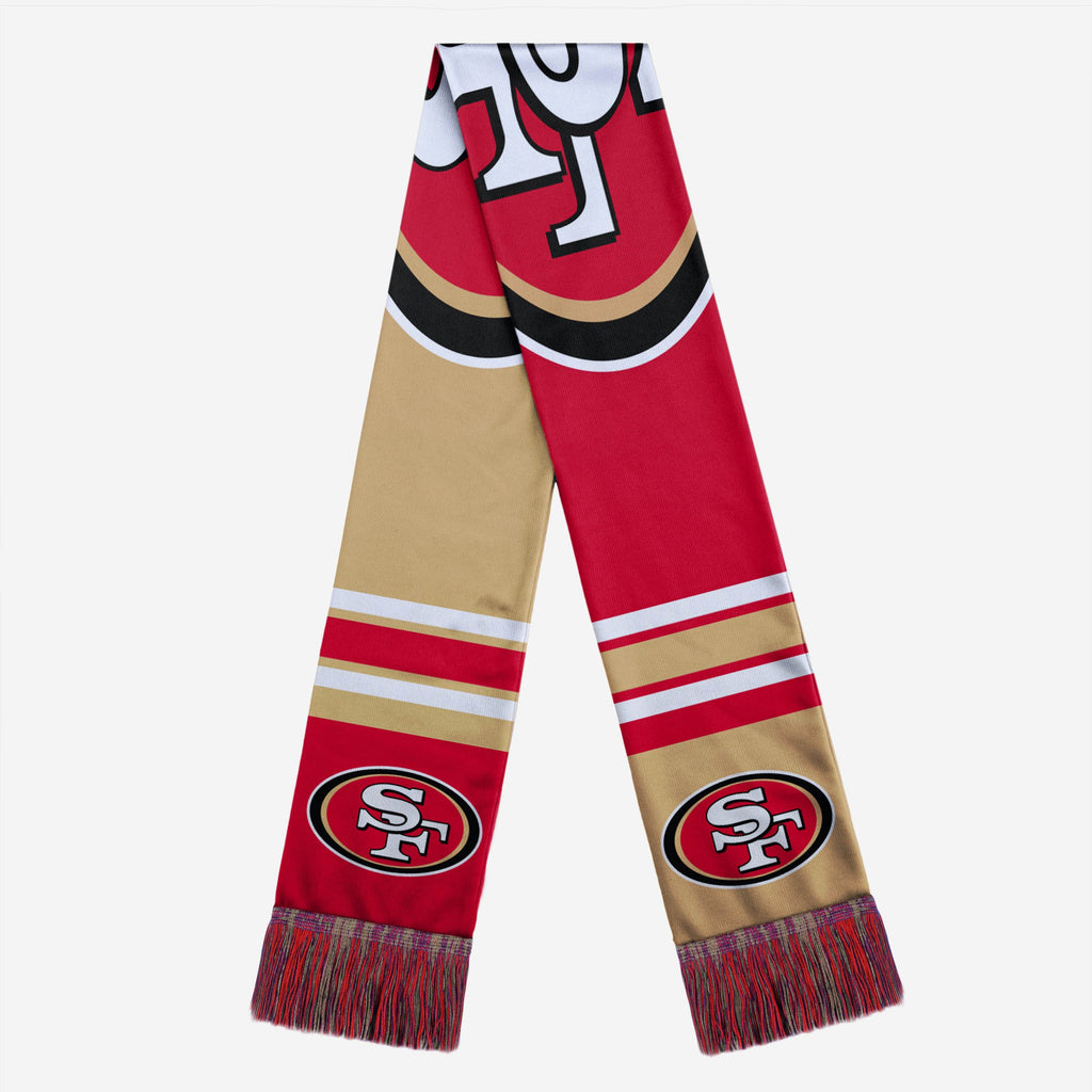 San Francisco 49ers Colorblock Scarf FOCO - FOCO.com