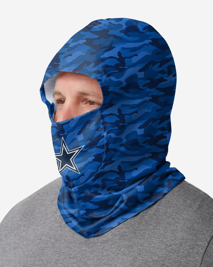 Dallas Cowboys Camo Lightweight Hooded Gaiter FOCO - FOCO.com