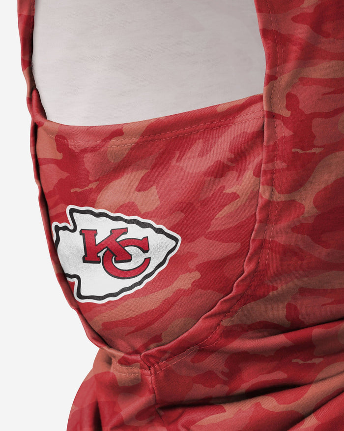 Kansas City Chiefs Camo Lightweight Hooded Gaiter FOCO - FOCO.com