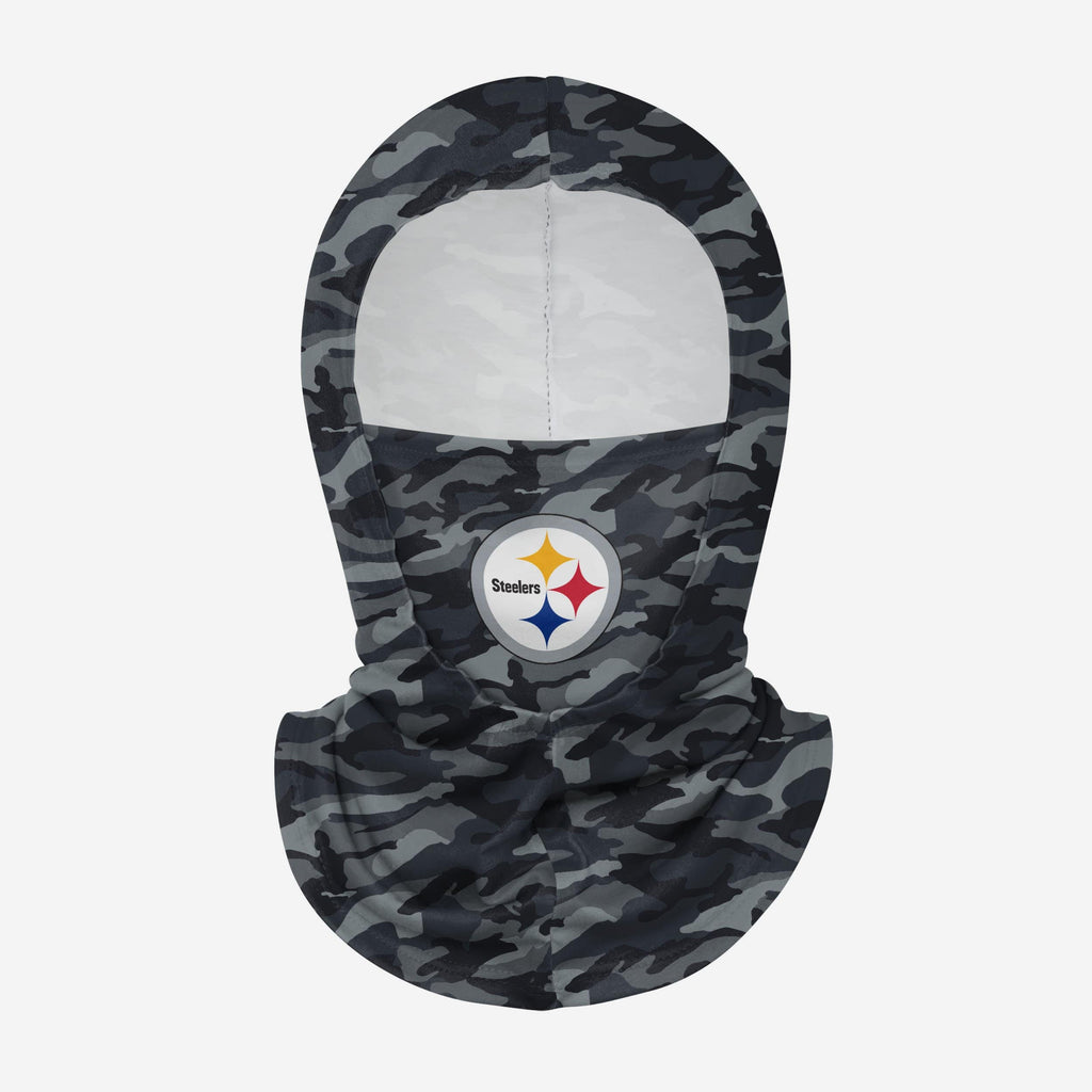 Pittsburgh Steelers Camo Lightweight Hooded Gaiter FOCO - FOCO.com