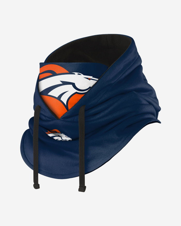 Denver Broncos Drawstring Hooded Gaiter FOCO - FOCO.com