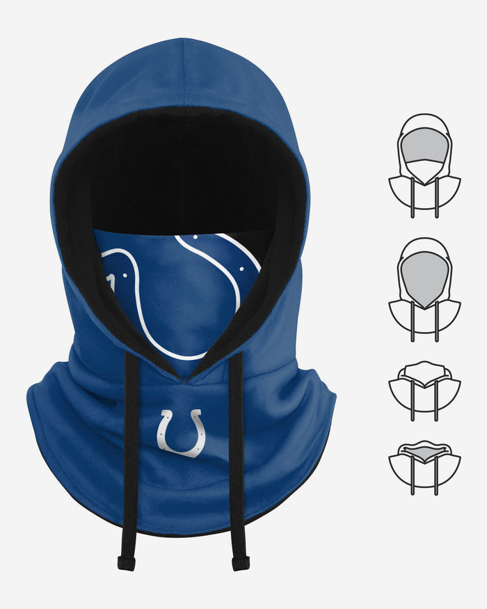 Indianapolis Colts Drawstring Hooded Gaiter FOCO - FOCO.com