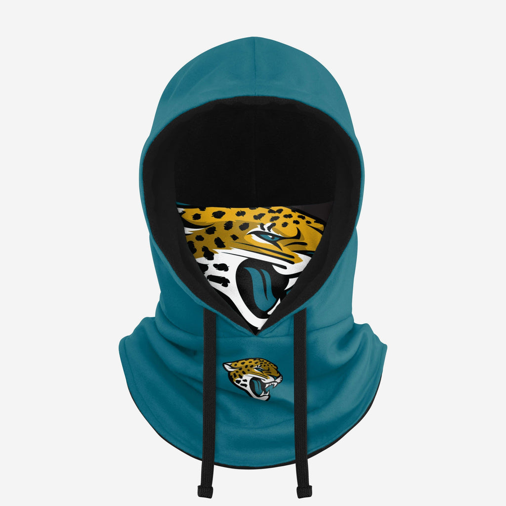 Jacksonville Jaguars Drawstring Hooded Gaiter FOCO - FOCO.com