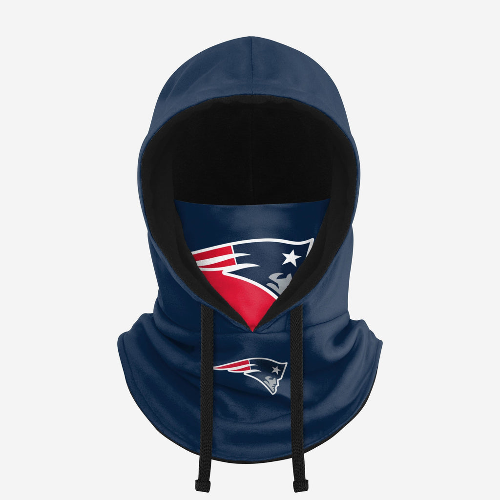 New England Patriots Drawstring Hooded Gaiter FOCO - FOCO.com