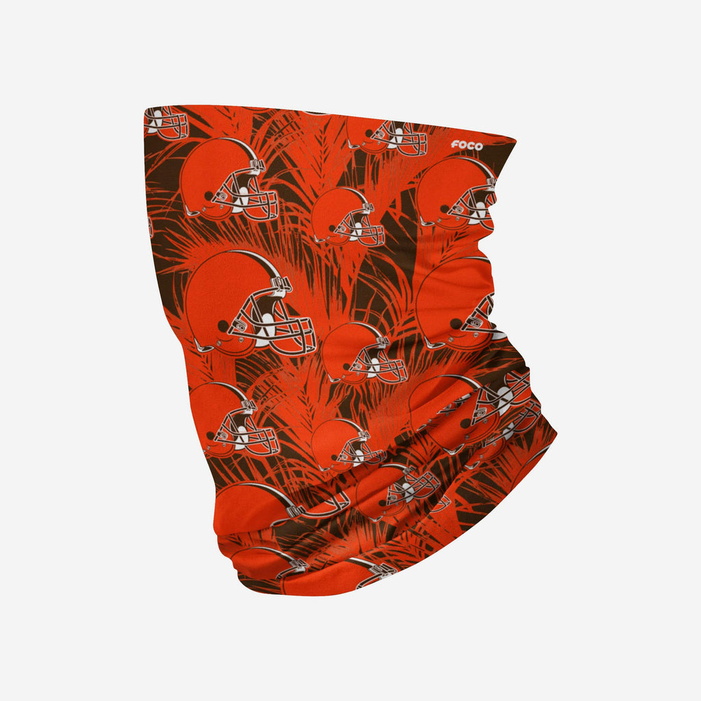 Cleveland Browns Floral UV Gaiter Scarf FOCO - FOCO.com