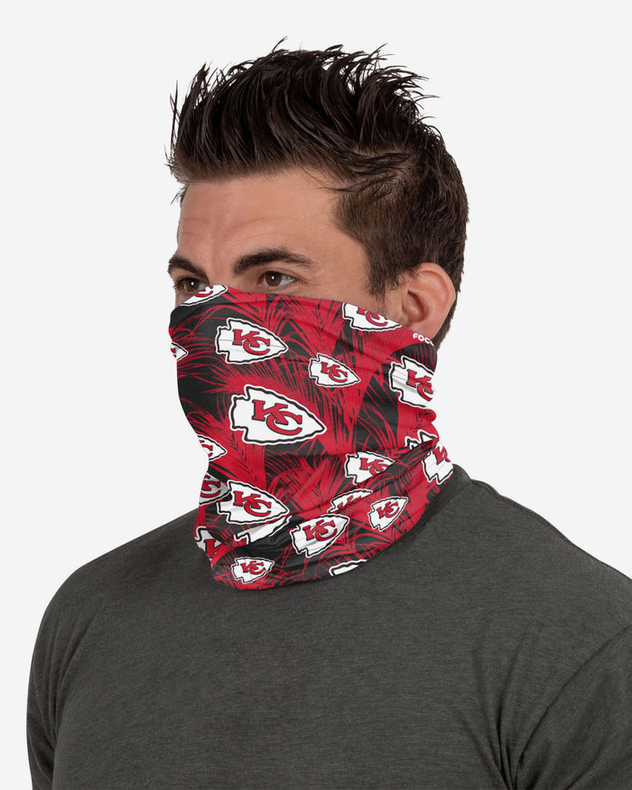 Kansas City Chiefs Floral UV Gaiter Scarf FOCO - FOCO.com