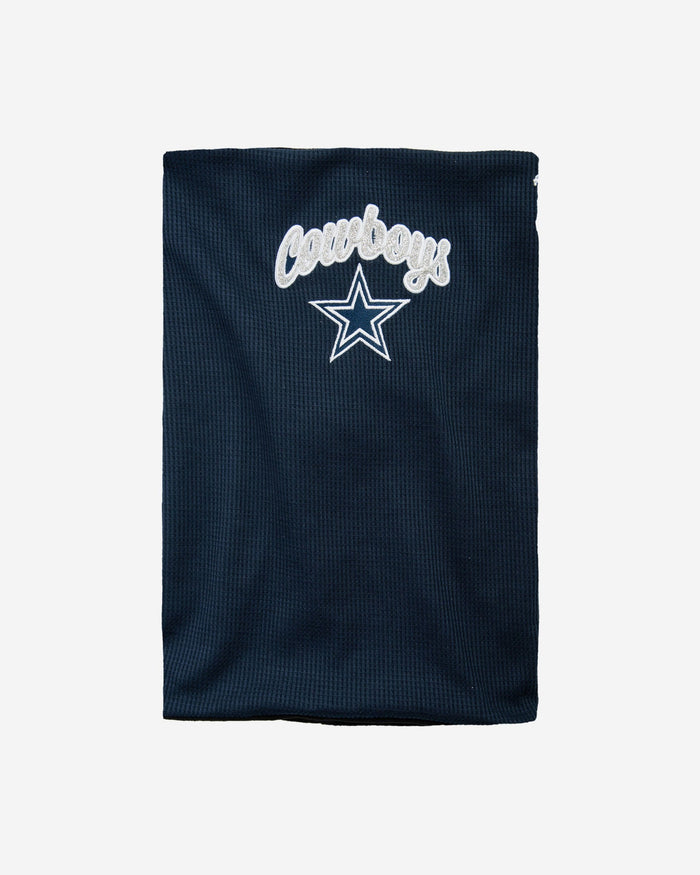 Dallas Cowboys Glitter Waffle Gaiter Scarf FOCO - FOCO.com