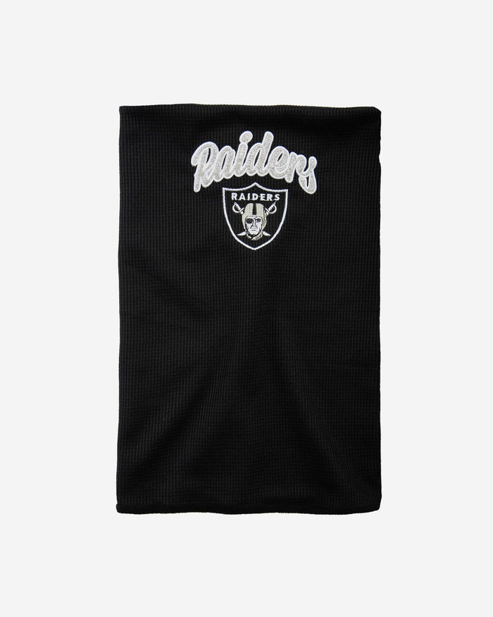 Las Vegas Raiders Glitter Waffle Gaiter Scarf FOCO - FOCO.com