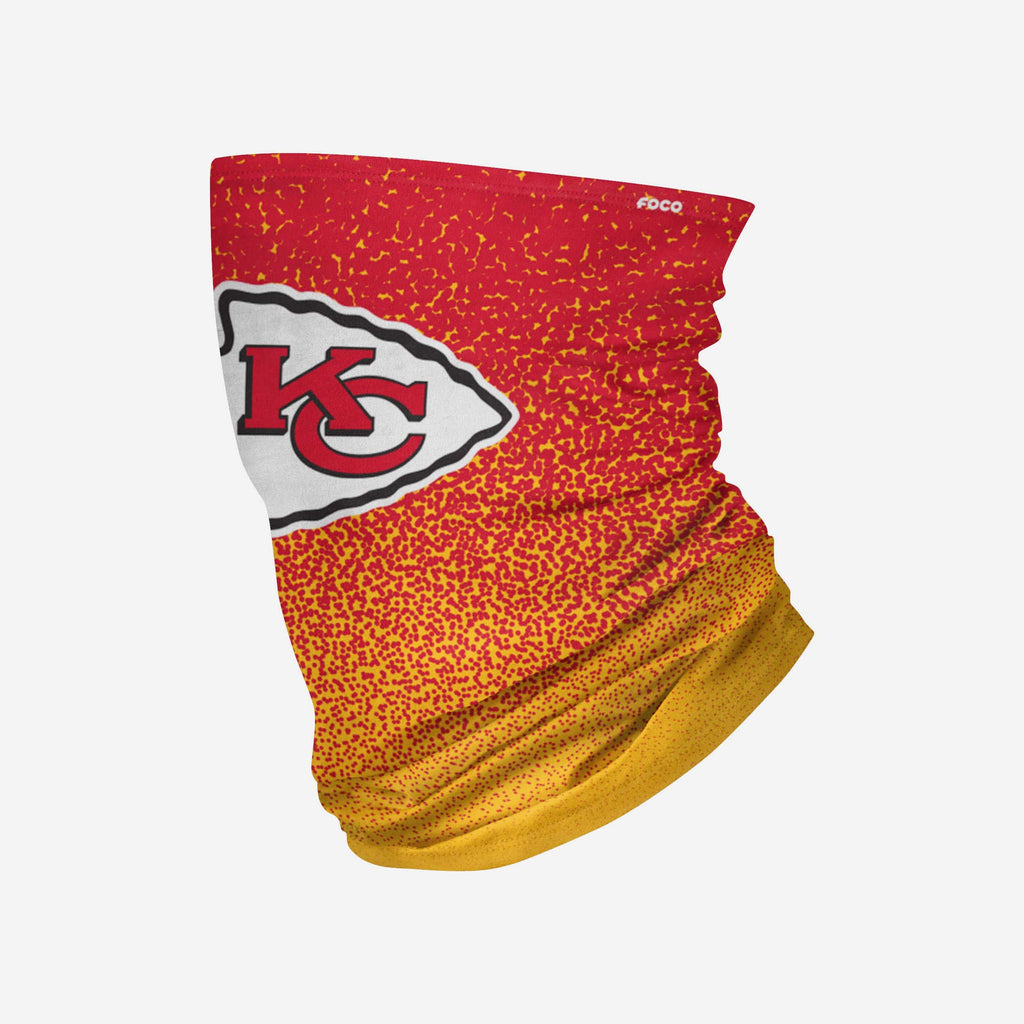 Kansas City Chiefs Gradient Fleece Gaiter Scarf FOCO - FOCO.com