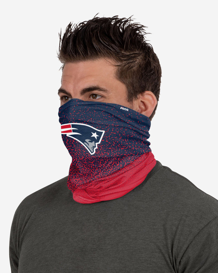 New England Patriots Gradient Fleece Gaiter Scarf FOCO - FOCO.com