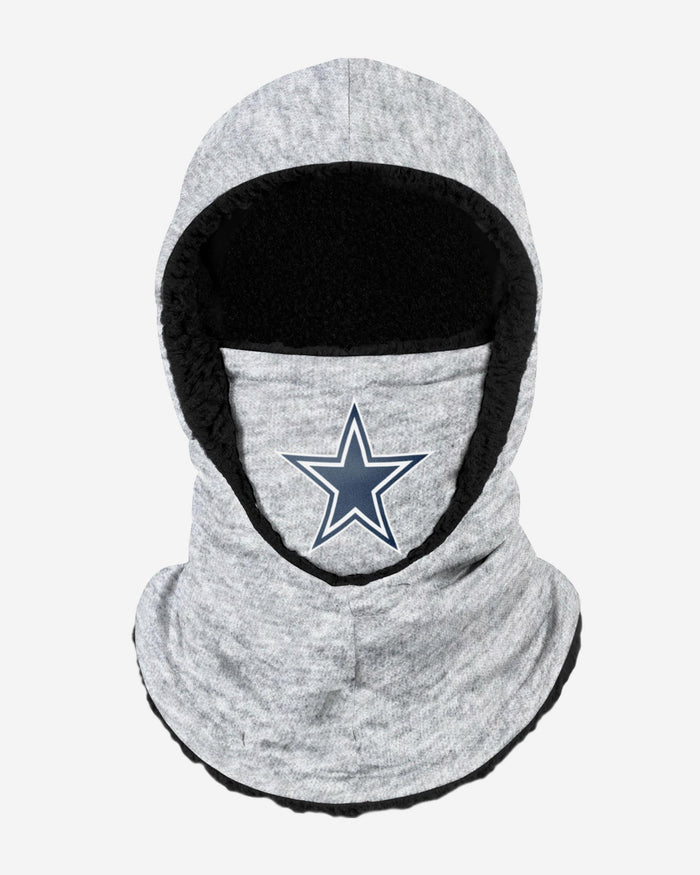 Dallas Cowboys Heather Grey Big Logo Hooded Gaiter FOCO Adult - FOCO.com