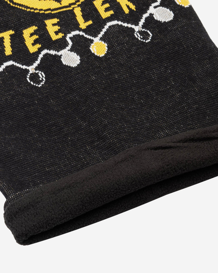 Pittsburgh Steelers Light Up Knit Gaiter Scarf FOCO - FOCO.com