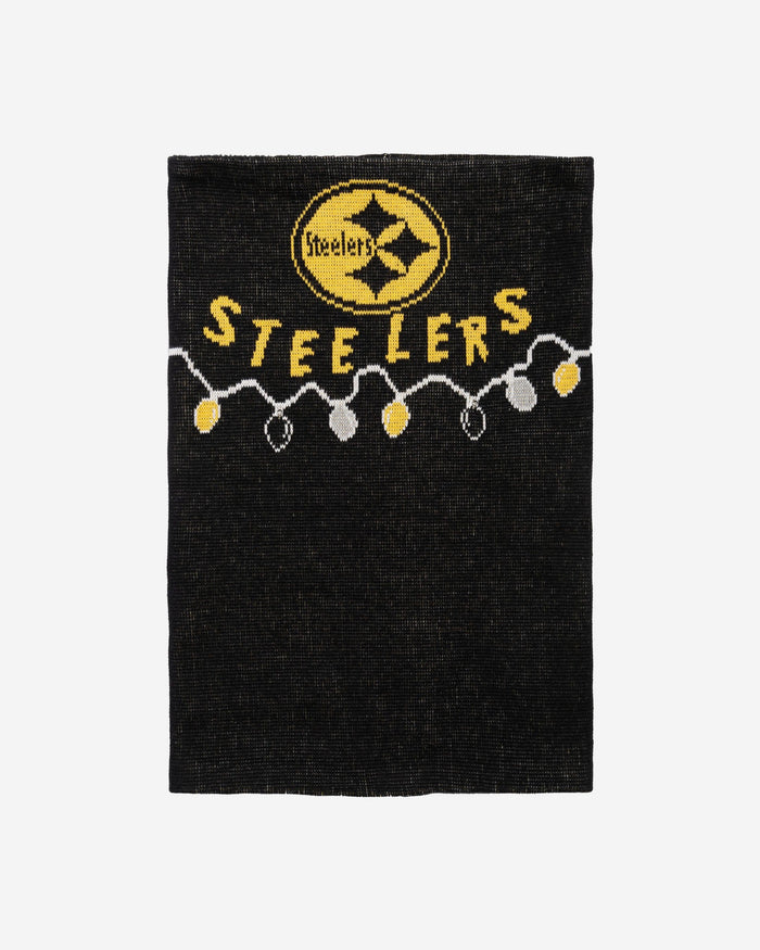 Pittsburgh Steelers Light Up Knit Gaiter Scarf FOCO - FOCO.com