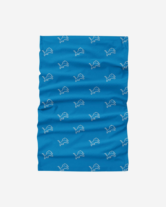 Detroit Lions Mini Print Logo Gaiter Scarf FOCO - FOCO.com