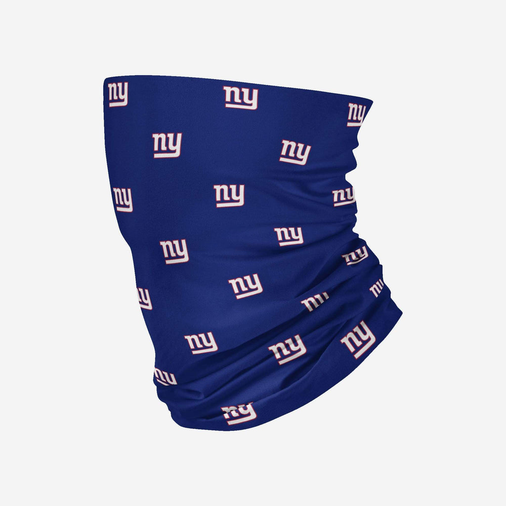 New York Giants Mini Print Logo Gaiter Scarf FOCO - FOCO.com