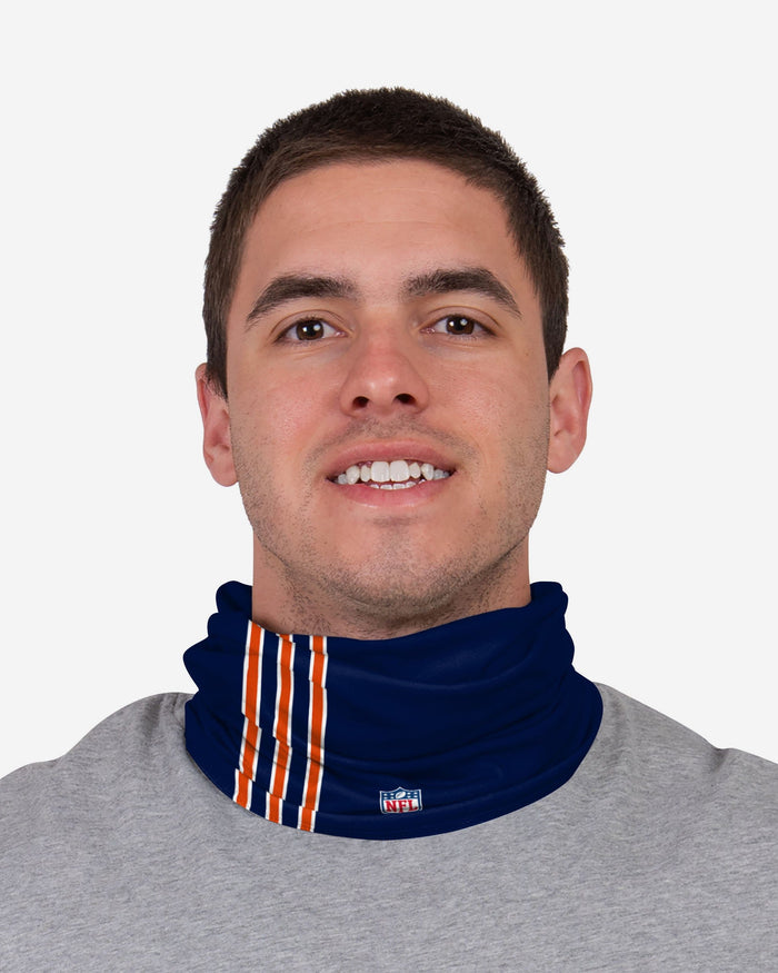 Khalil Mack Chicago Bears On-Field Sideline Logo Gaiter Scarf FOCO - FOCO.com