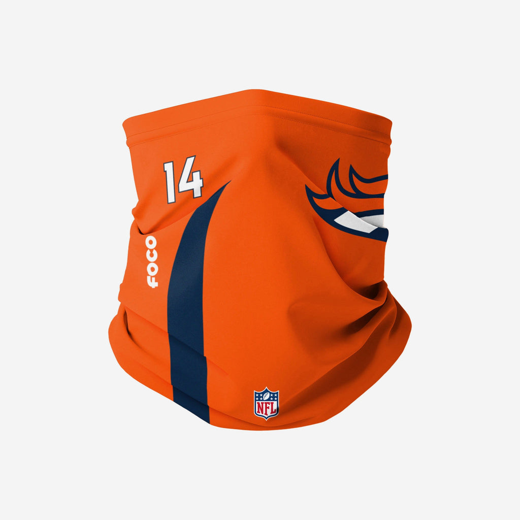 Courtland Sutton Denver Broncos On-Field Sideline Logo Gaiter Scarf FOCO - FOCO.com