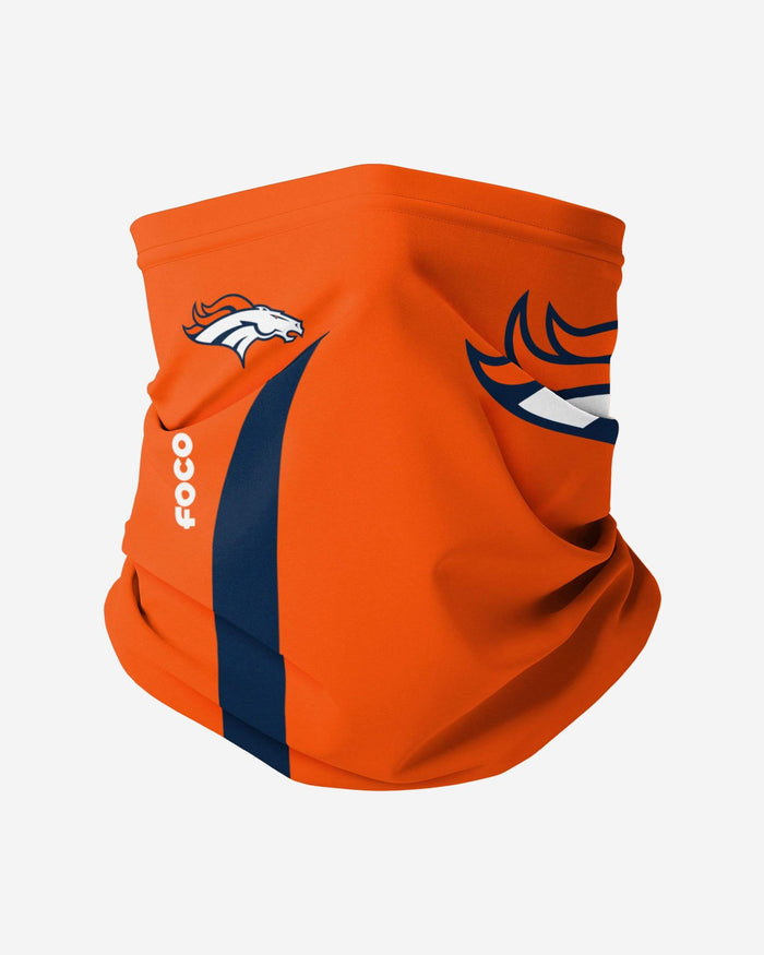 Denver Broncos On-Field Sideline Logo Gaiter Scarf FOCO Adult - FOCO.com