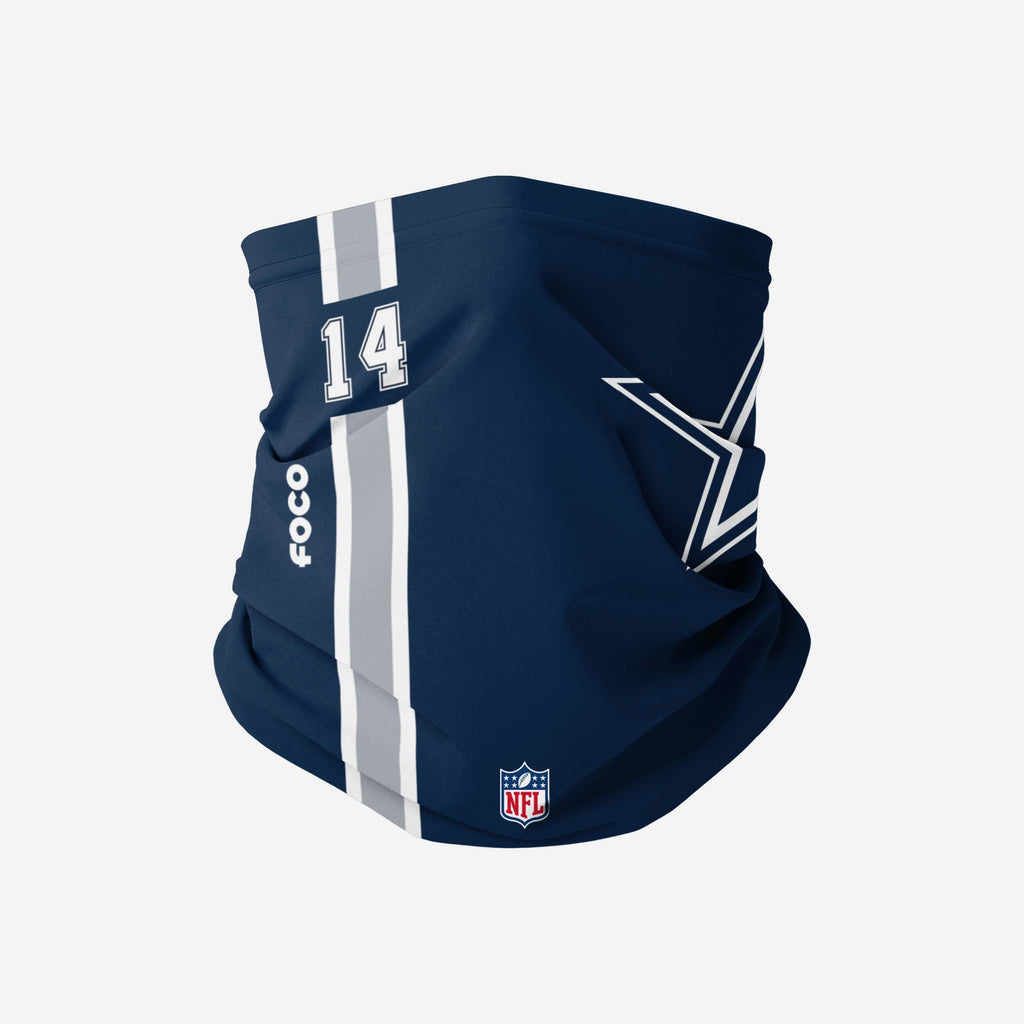Andy Dalton Dallas Cowboys On-Field Sideline Logo Gaiter Scarf FOCO - FOCO.com