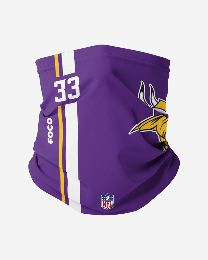 Dalvin Cook Minnesota Vikings On-Field Sideline Logo Gaiter Scarf FOCO - FOCO.com