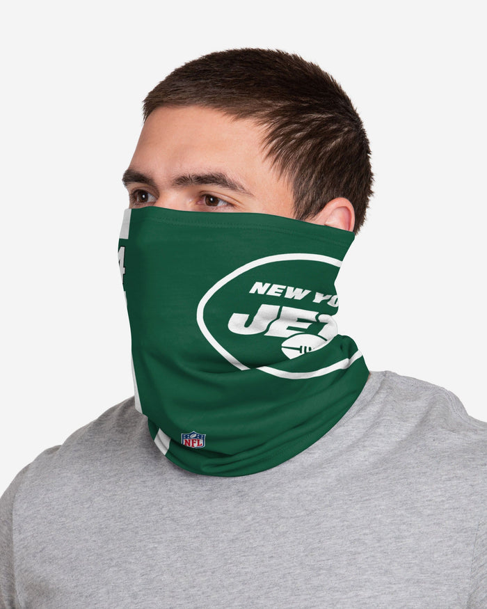 Sam Darnold New York Jets On-Field Sideline Logo Gaiter Scarf FOCO - FOCO.com