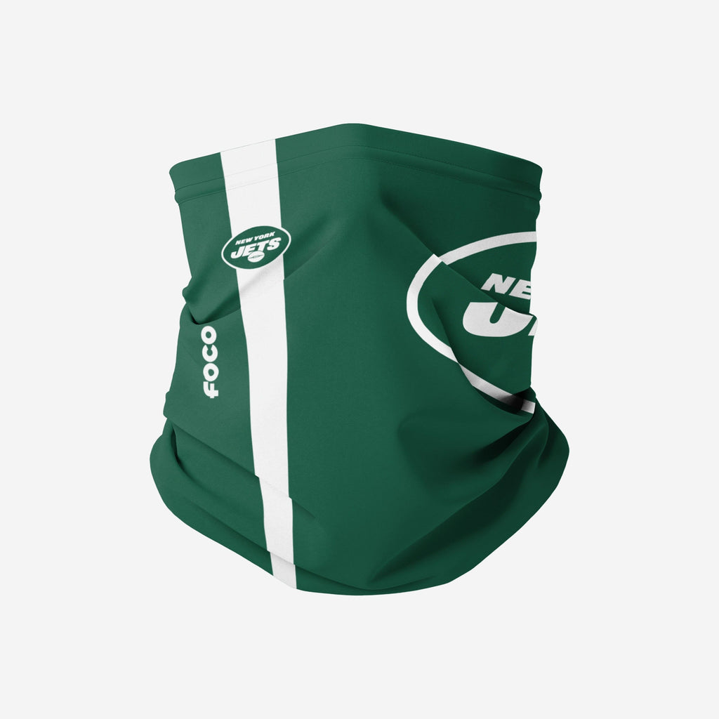 New York Jets On-Field Sideline Logo Gaiter Scarf FOCO Adult - FOCO.com