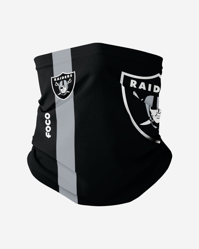 Las Vegas Raiders On-Field Sideline Logo Gaiter Scarf FOCO Adult - FOCO.com