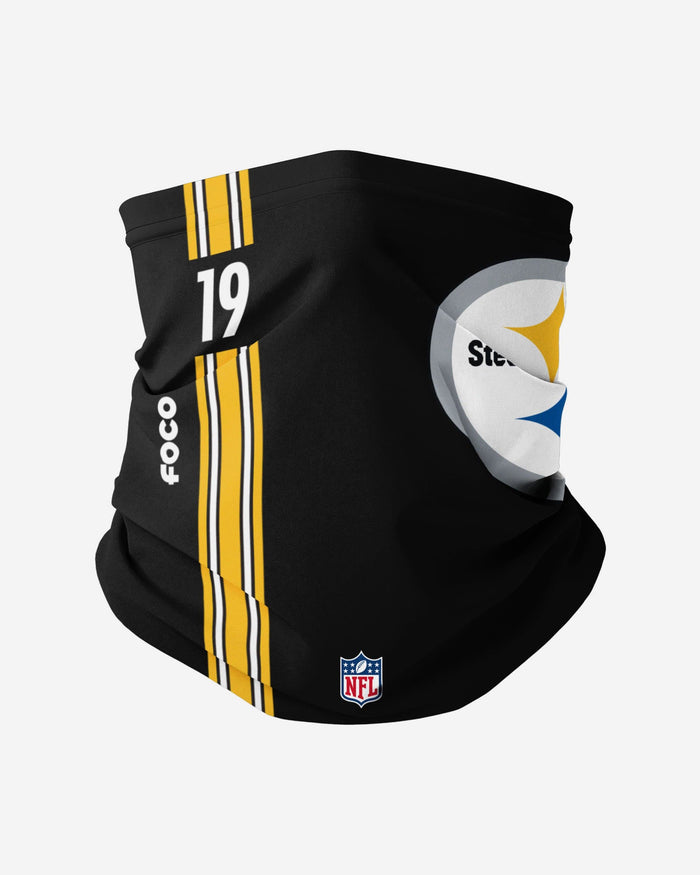 Juju Smith-Schuster Pittsburgh Steelers On-Field Sideline Logo Gaiter Scarf FOCO Adult - FOCO.com