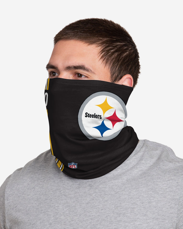 James Conner Pittsburgh Steelers On-Field Sideline Logo Gaiter Scarf FOCO - FOCO.com