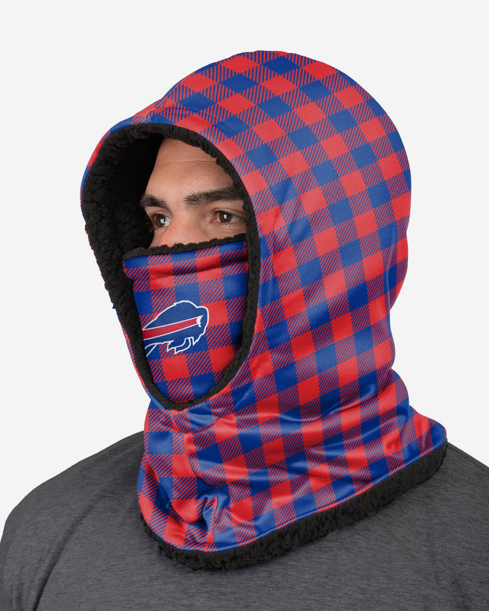 Buffalo Bills Plaid Hooded Gaiter FOCO - FOCO.com